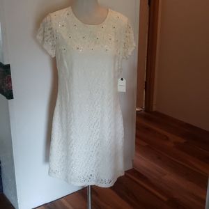 HOST PICK. NWT. Forever 21 Cream Colored Lace Dress